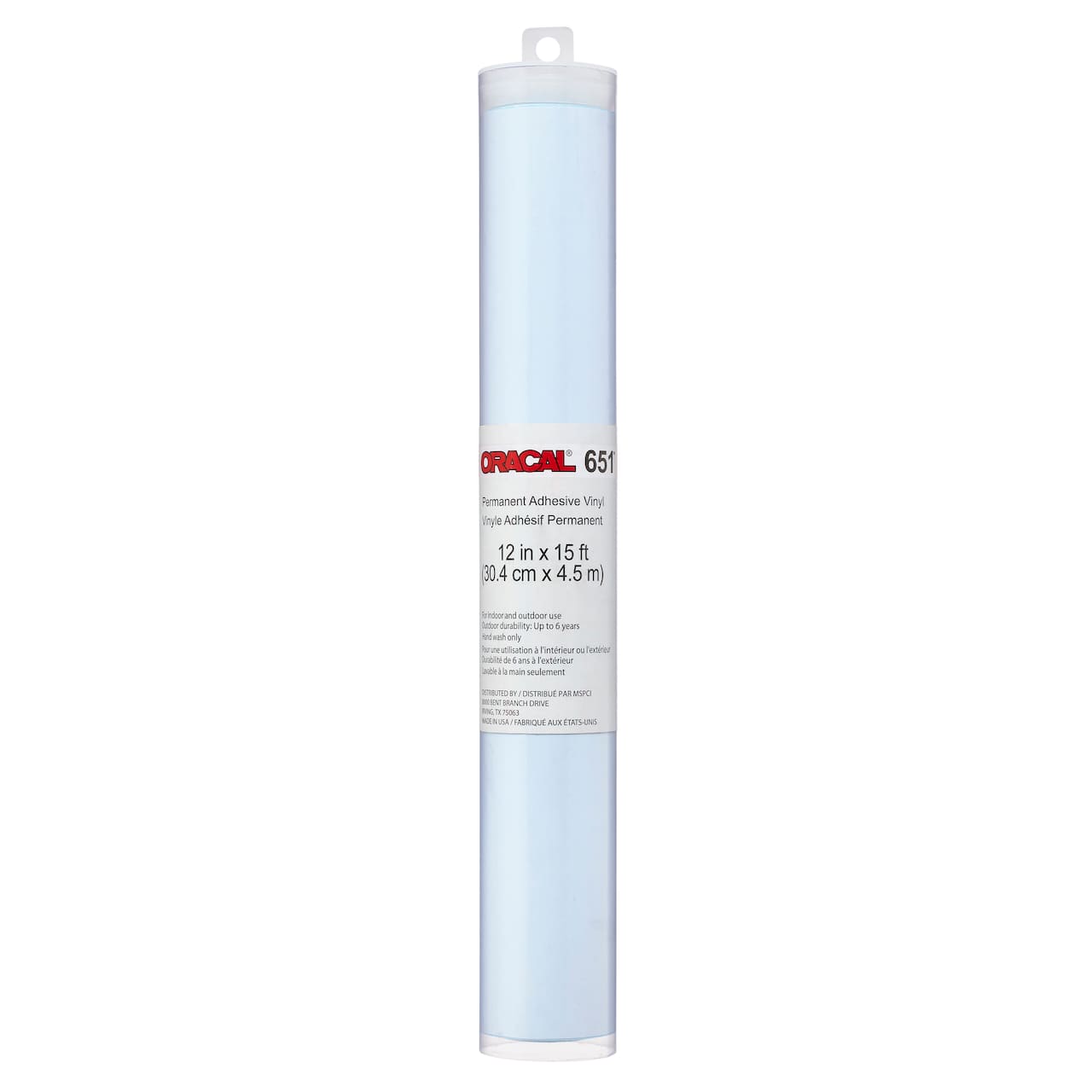 6 Pack: ORACAL® 651 Permanent Adhesive Vinyl Mega Roll